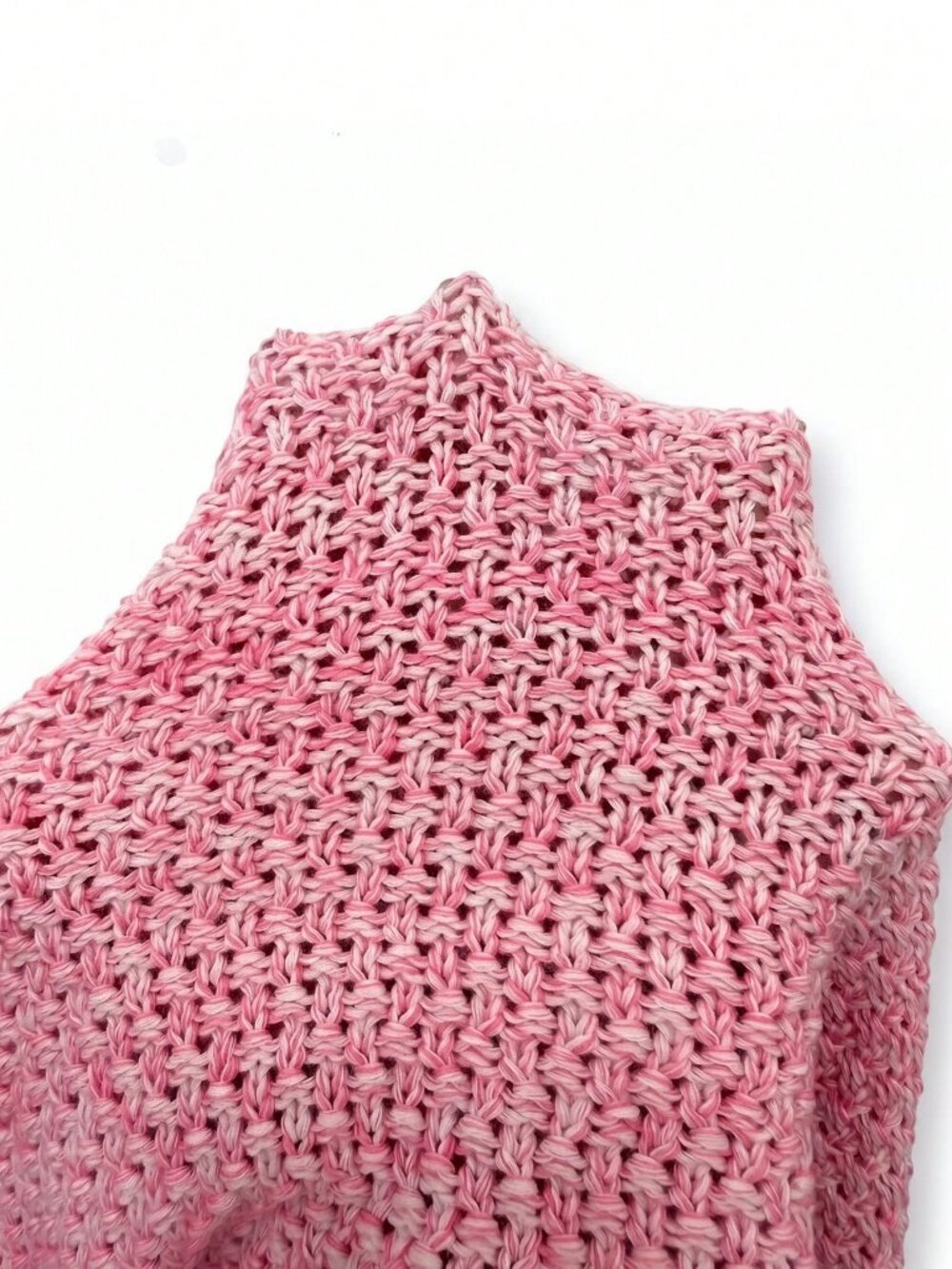 Pink Elegant Women's Knit Cardigan - Picture 9 of 9